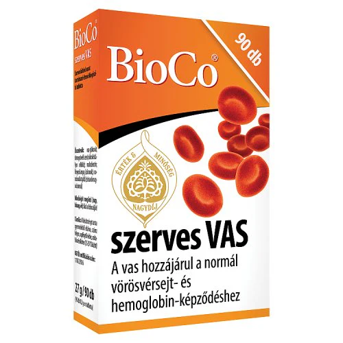 BioCo szerves Vas tabletta 90 db - Image 3