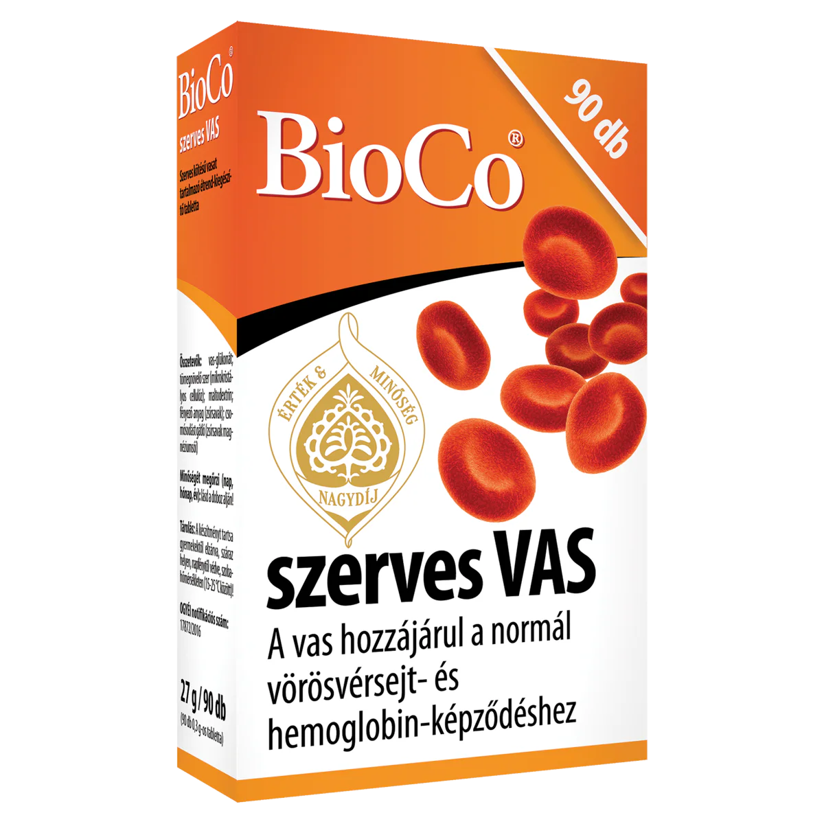 BioCo szerves Vas tabletta 90 db - Image 5