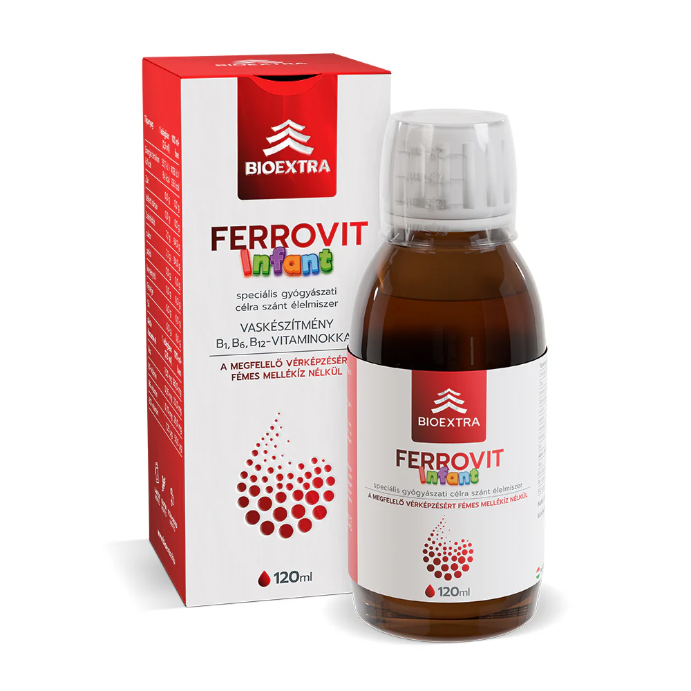 Bioextra Ferrovit Infant speciális tápszer 120ml - Image 2