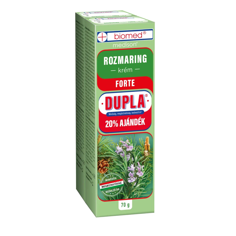 Biomed Rozmaring krém Forte Dupla 2 db70g