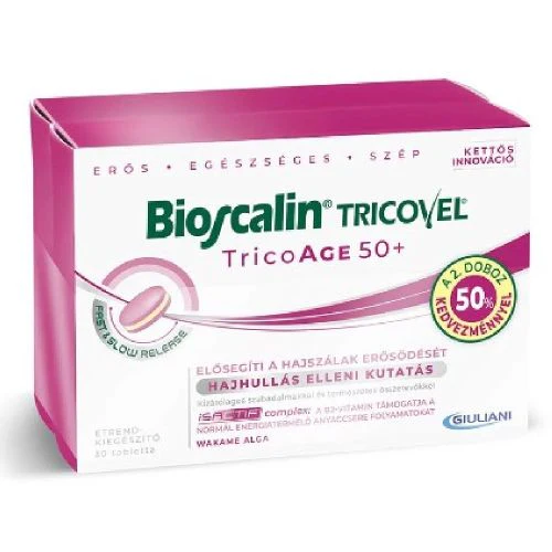 Bioscalin Tricovel TricoAge 50+ tabletta 60 db