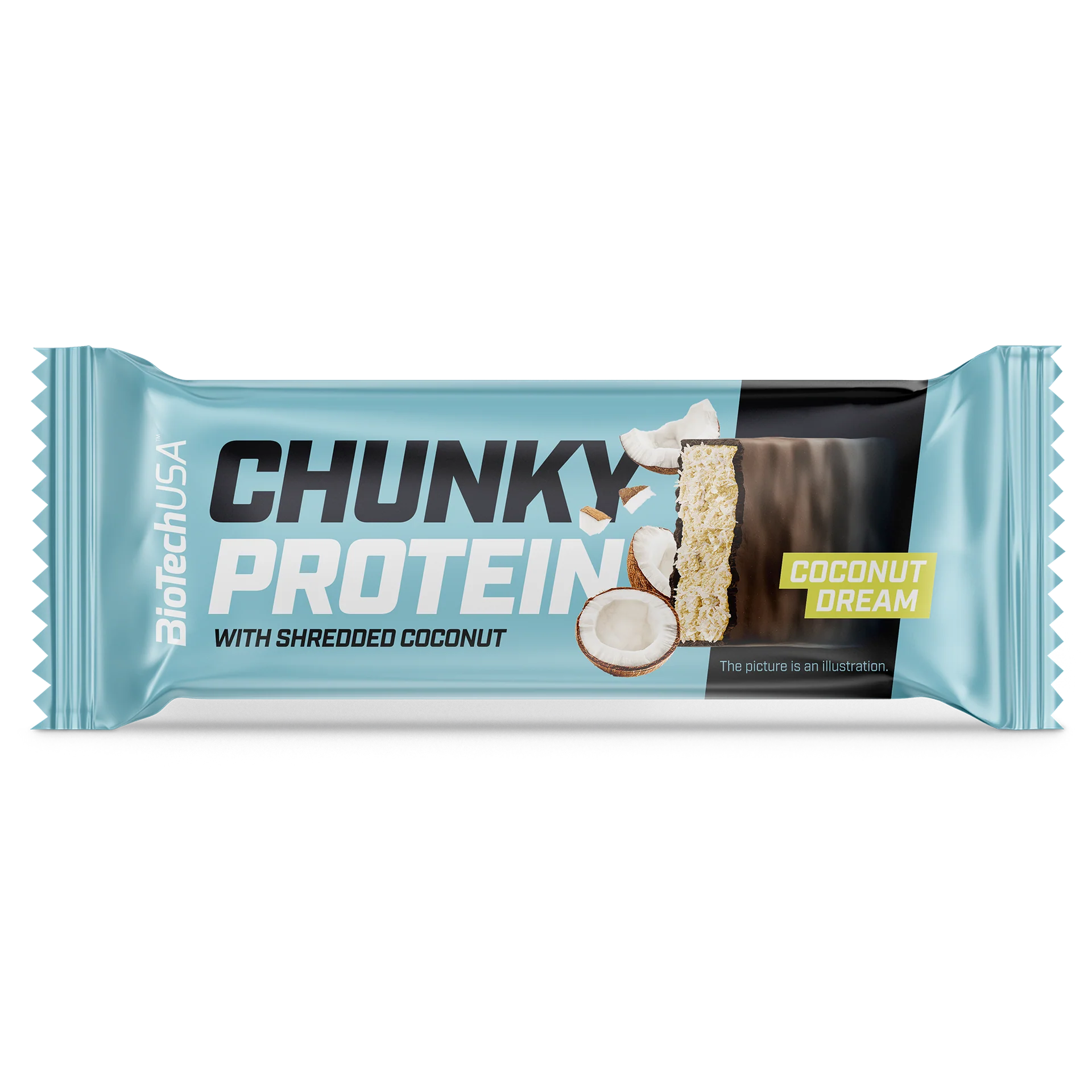 BioTechUsa Chunky Protein Coconut Dream fehérjeszelet 50g - Image 2