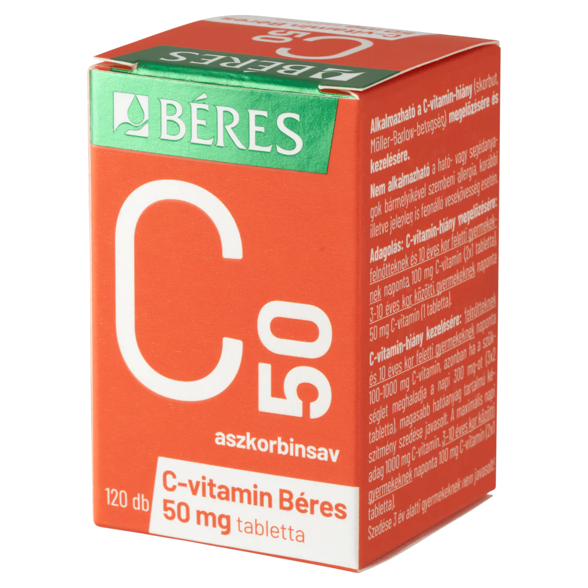 C-vitamin Béres 50 mg tabletta 120 db - Image 8