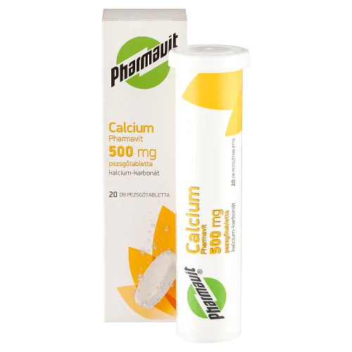 Calcium 500 mg Pharmavit pezsgőtabletta 20 db - Image 2