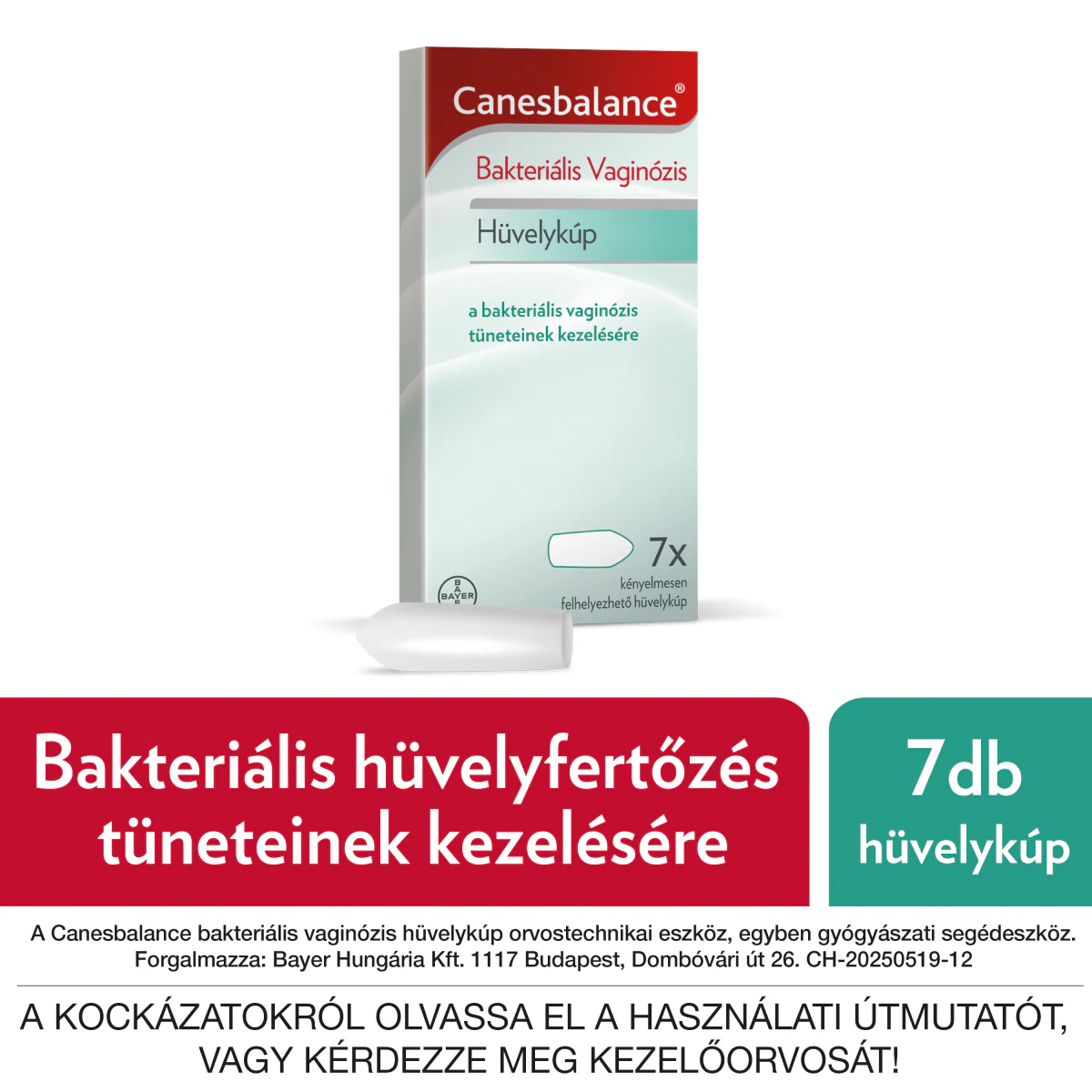 Canesbalance bakteriális vaginózis hüvelykúp 7 db - Image 18