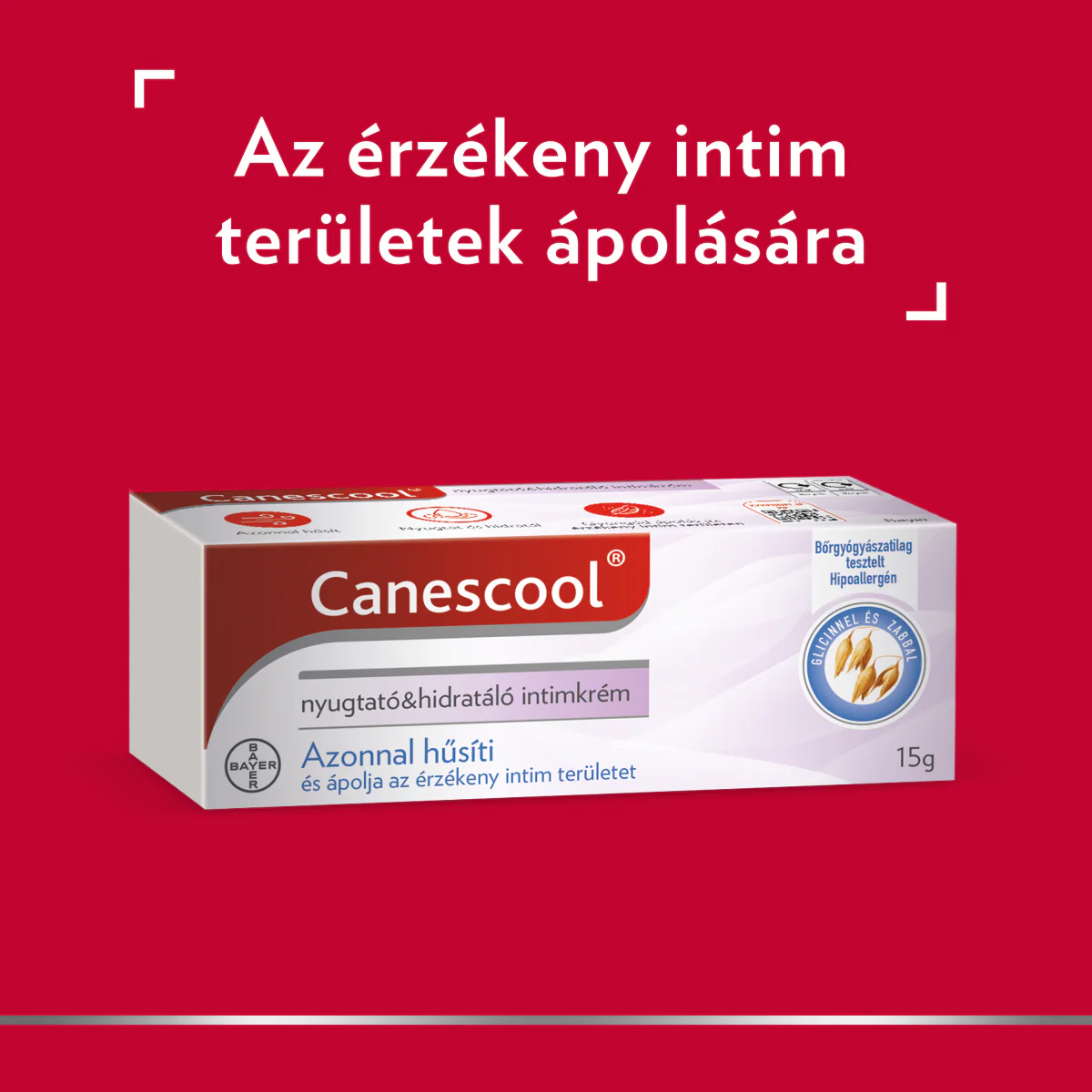 Canescool intim nyugtató hidratáló krém 15g - Image 17