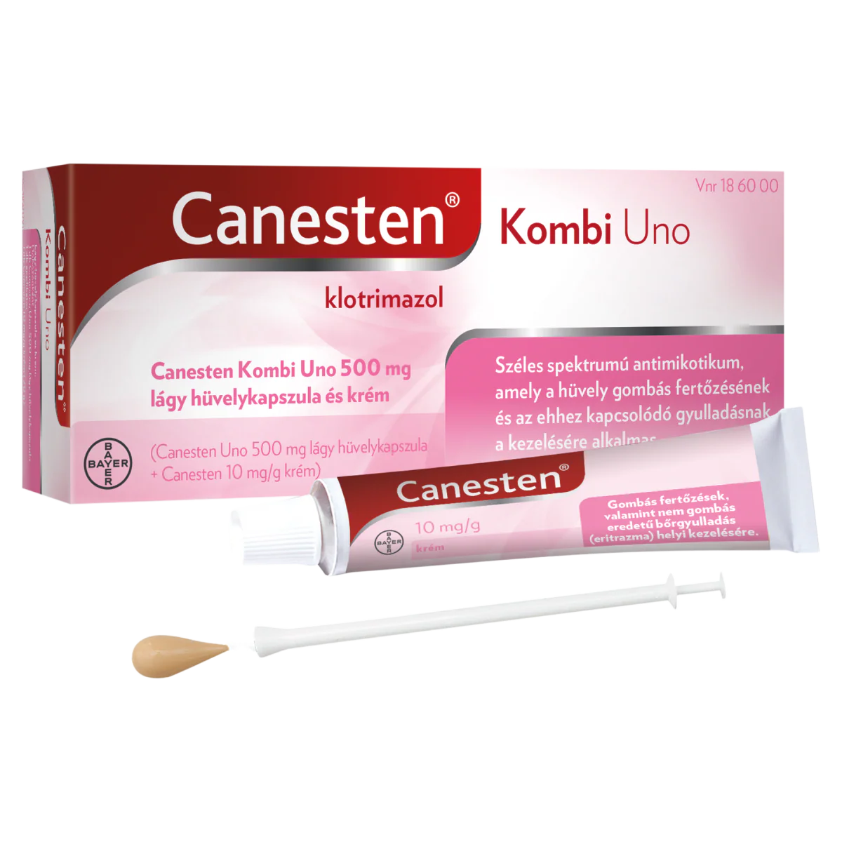 Canesten Kombi Uno 500 mg lágy hüvelykapszula és krém 1 db - Image 9