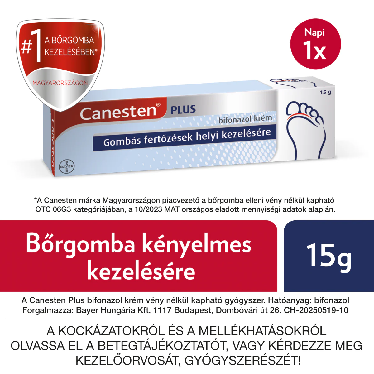 Canesten Plus bifonazol krém 15g - Image 20