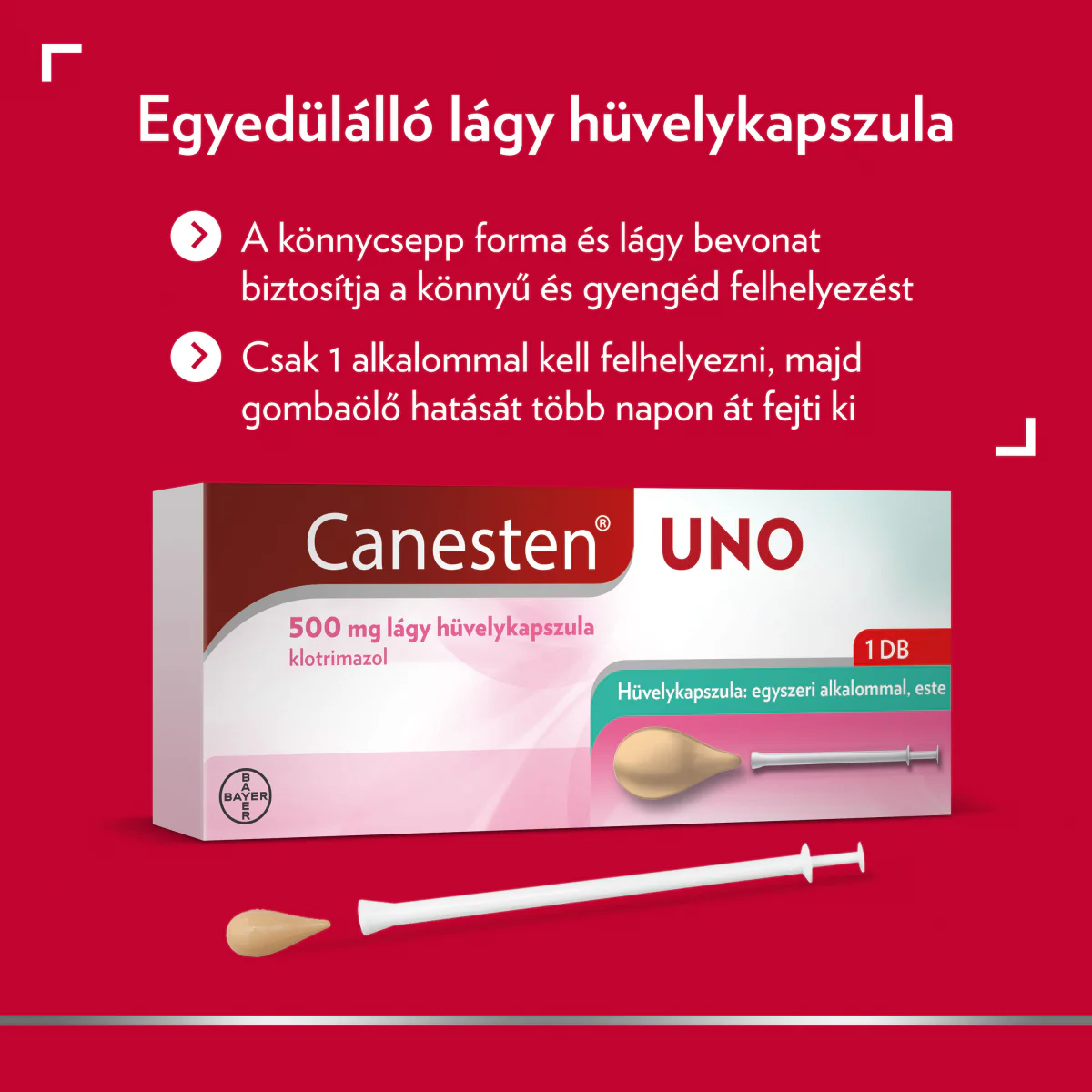 Canesten Uno 500 mg lágy hüvelykapszula 1db - Image 21