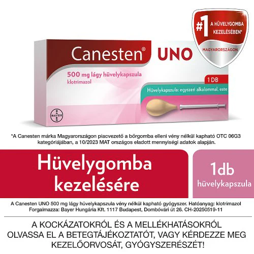 Canesten Uno 500 mg lágy hüvelykapszula 1db - Image 6