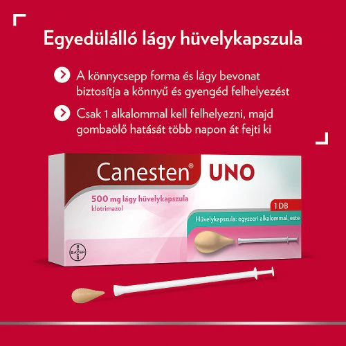 Canesten Uno 500 mg lágy hüvelykapszula 1db - Image 7