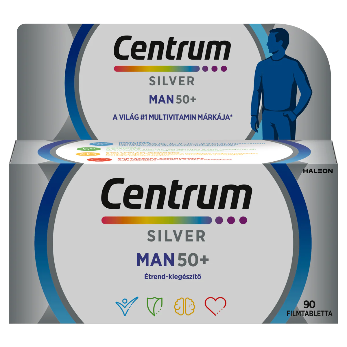Centrum Silver Man 50+ multivitamin filmtabletta férfiaknak 90 db - Image 7
