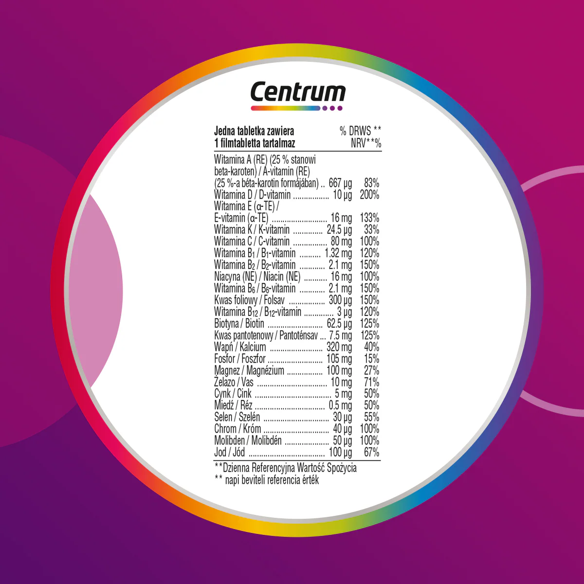 Centrum Woman multivitamin filmtabletta nőknek 90 db - Image 10