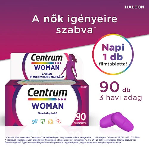 Centrum Woman multivitamin filmtabletta nőknek 90 db - Image 4