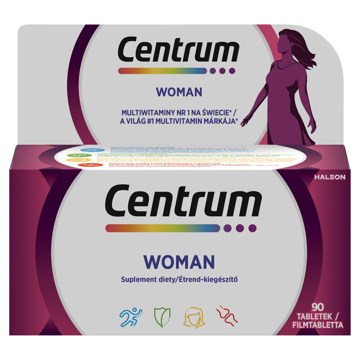 Centrum Woman multivitamin filmtabletta nőknek 90 db - Image 8