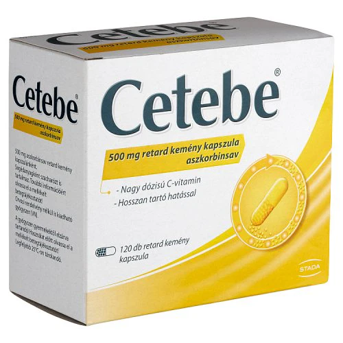 Cetebe 500 mg retard kemény kapszula 120 db - Image 3