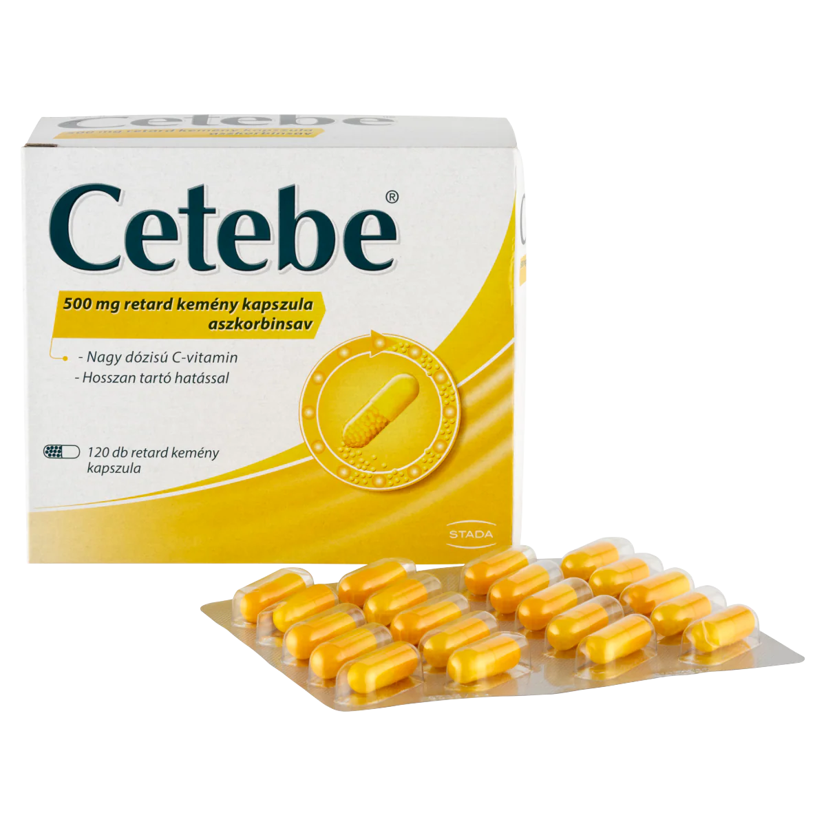 Cetebe 500 mg retard kemény kapszula 120 db - Image 6