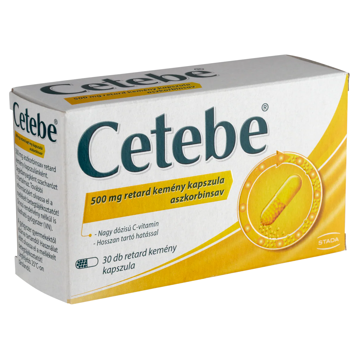 Cetebe 500 mg retard kemény kapszula 30 db - Image 5