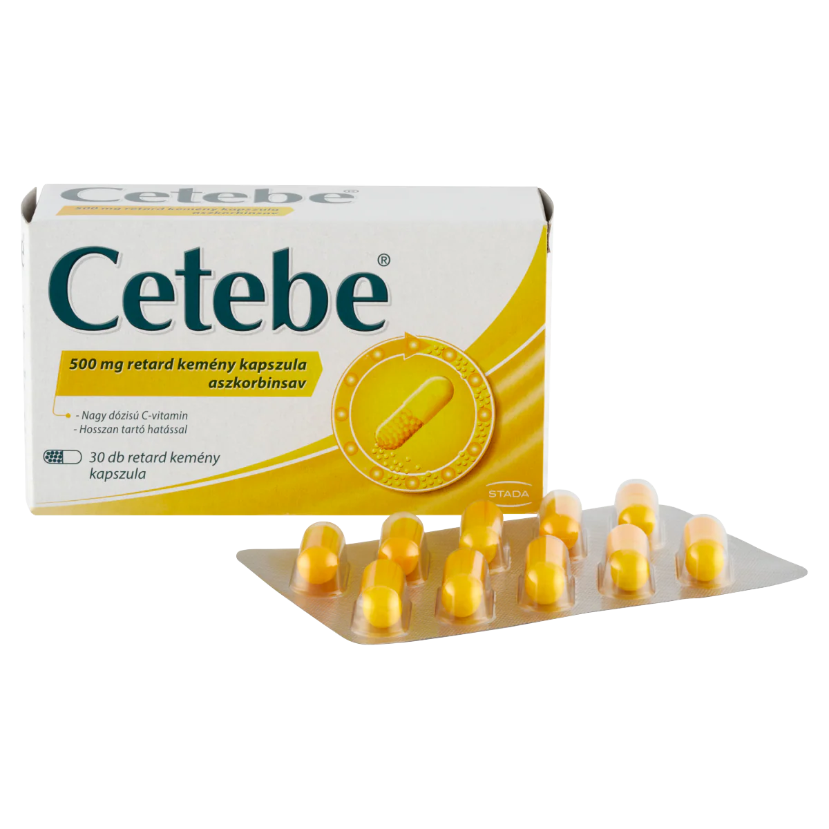 Cetebe 500 mg retard kemény kapszula 30 db - Image 9