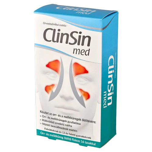 ClinSin med Orr- és melléküregöblítő készlet (flakon + 16 tasak) - Image 3
