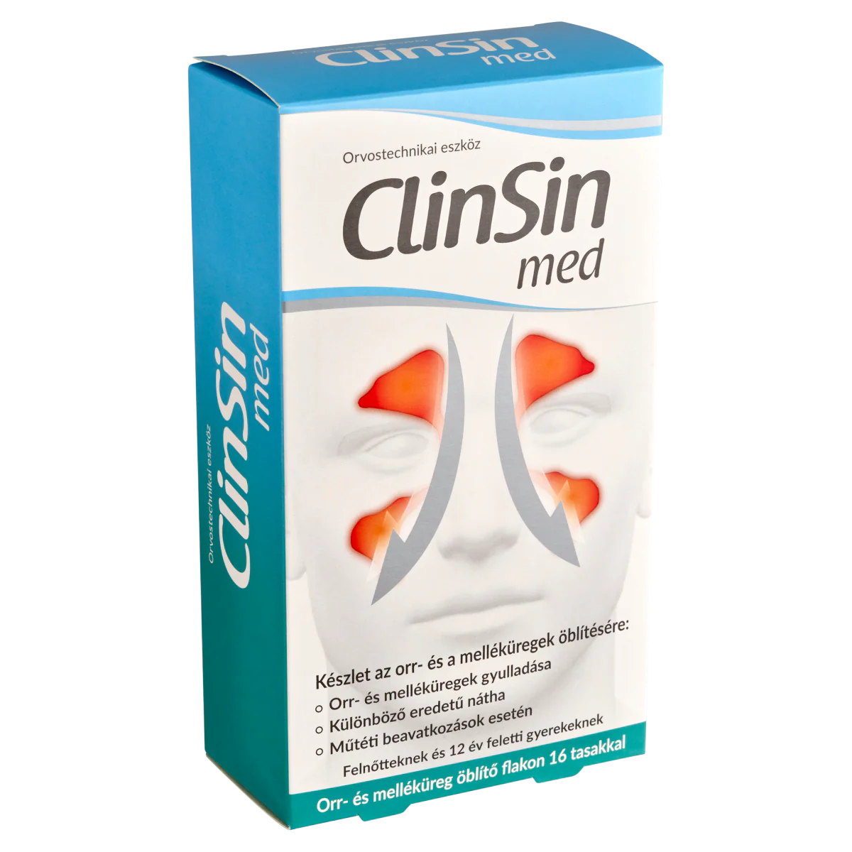ClinSin med Orr- és melléküregöblítő készlet (flakon + 16 tasak) - Image 5