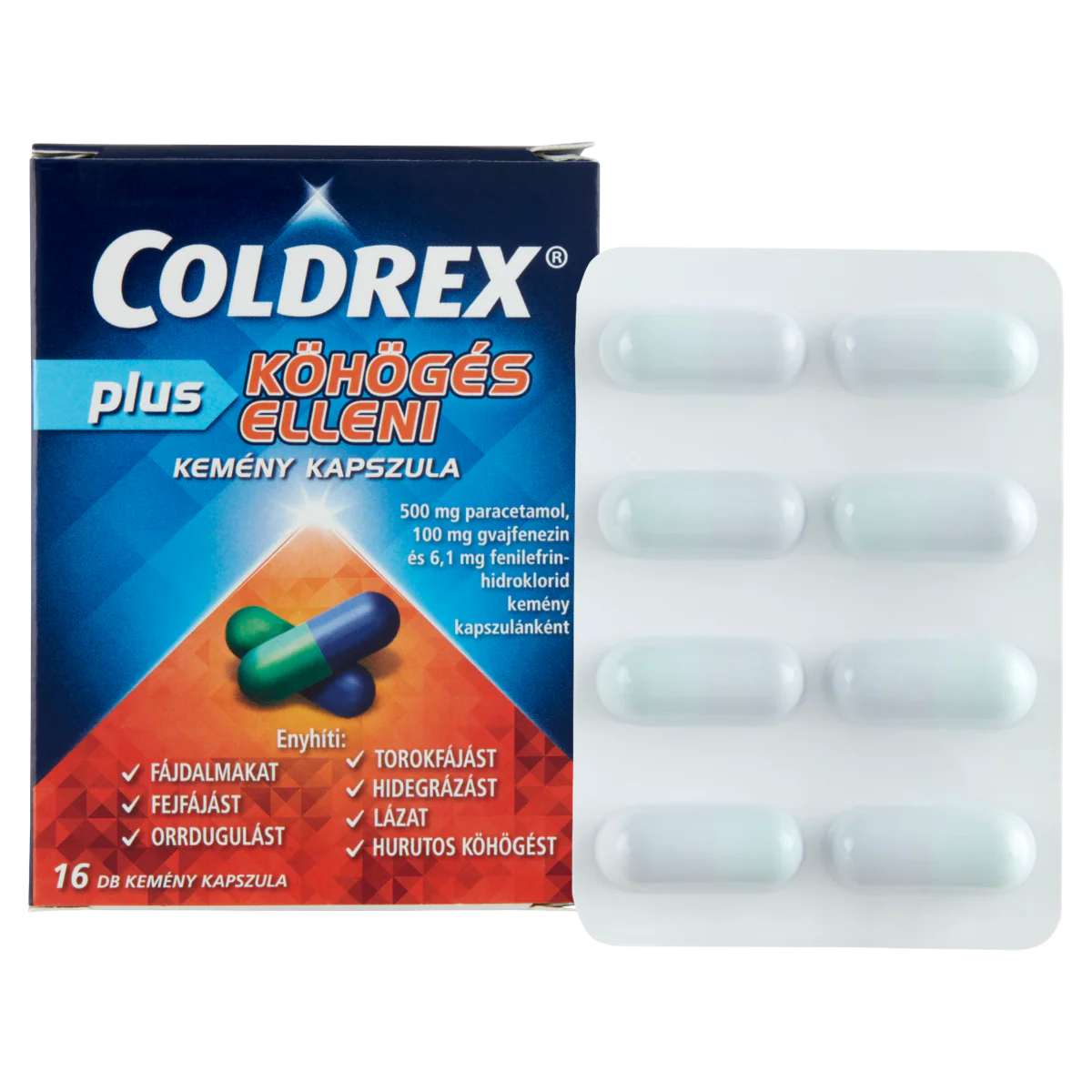 Coldrex Plus köhögés elleni kemény kapszula 16 db - Image 4
