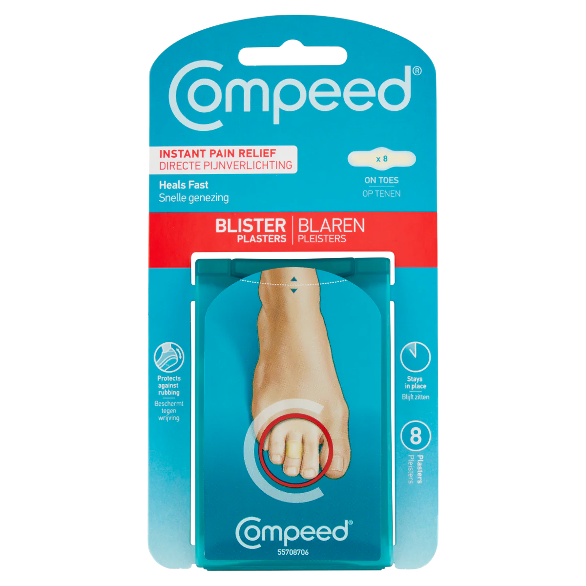Compeed vízhólyagtapasz lábujjra 8 db - Image 2