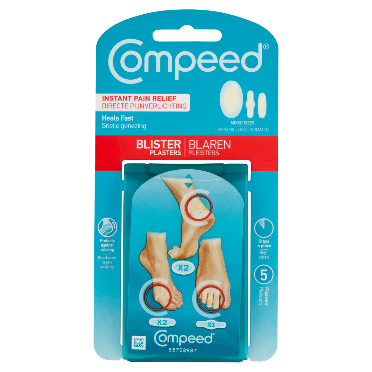 Compeed vízhólyagtapasz vegyes 5 db - Image 2