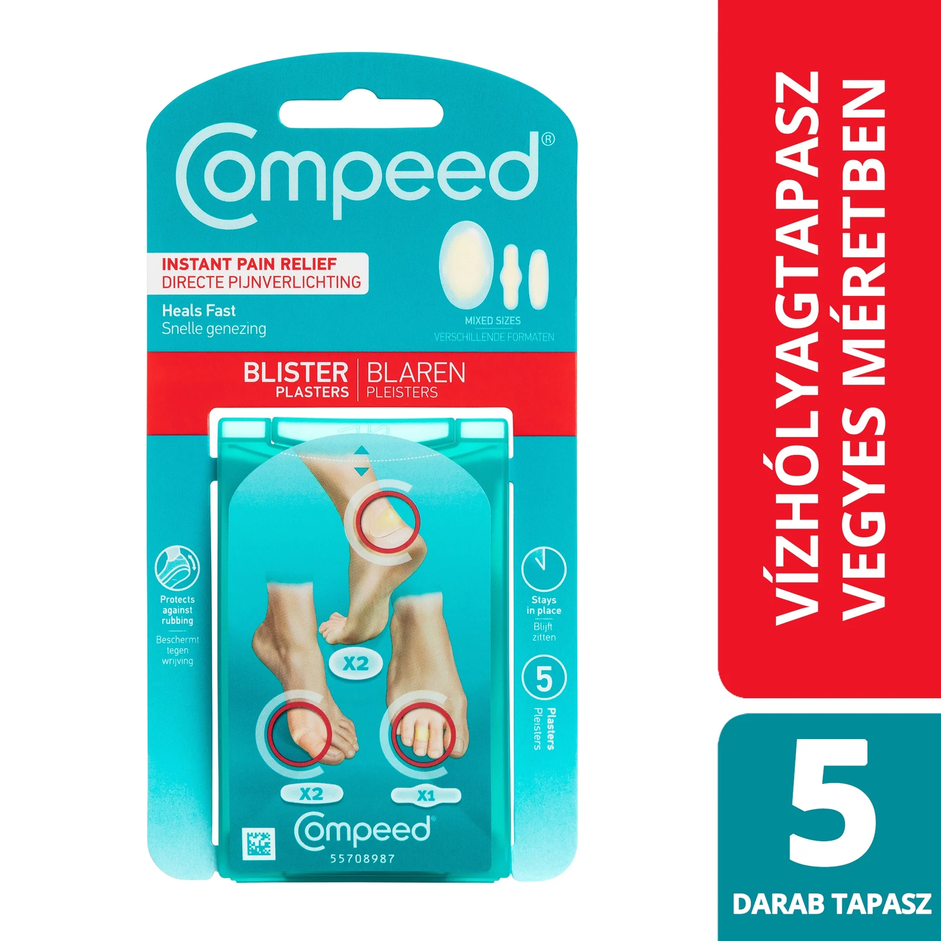 Compeed vízhólyagtapasz vegyes 5 db - Image 4