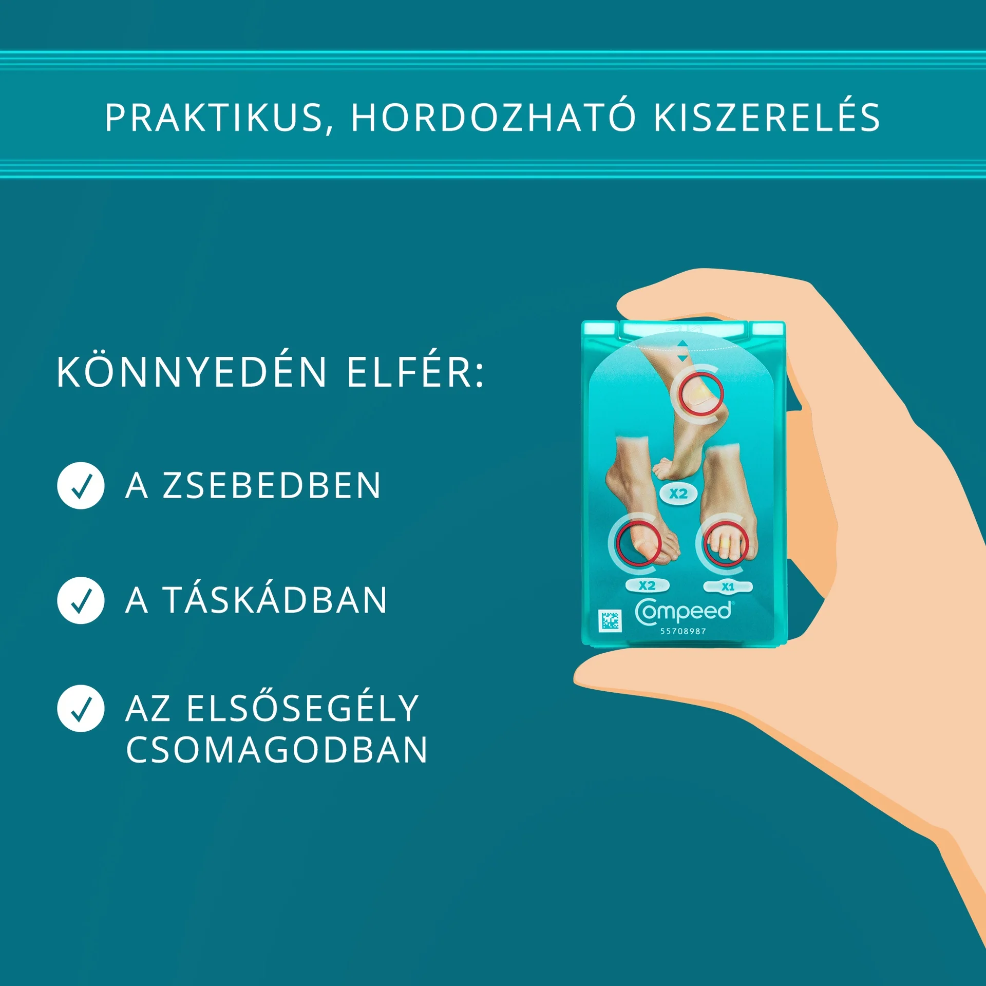 Compeed vízhólyagtapasz vegyes 5 db - Image 5