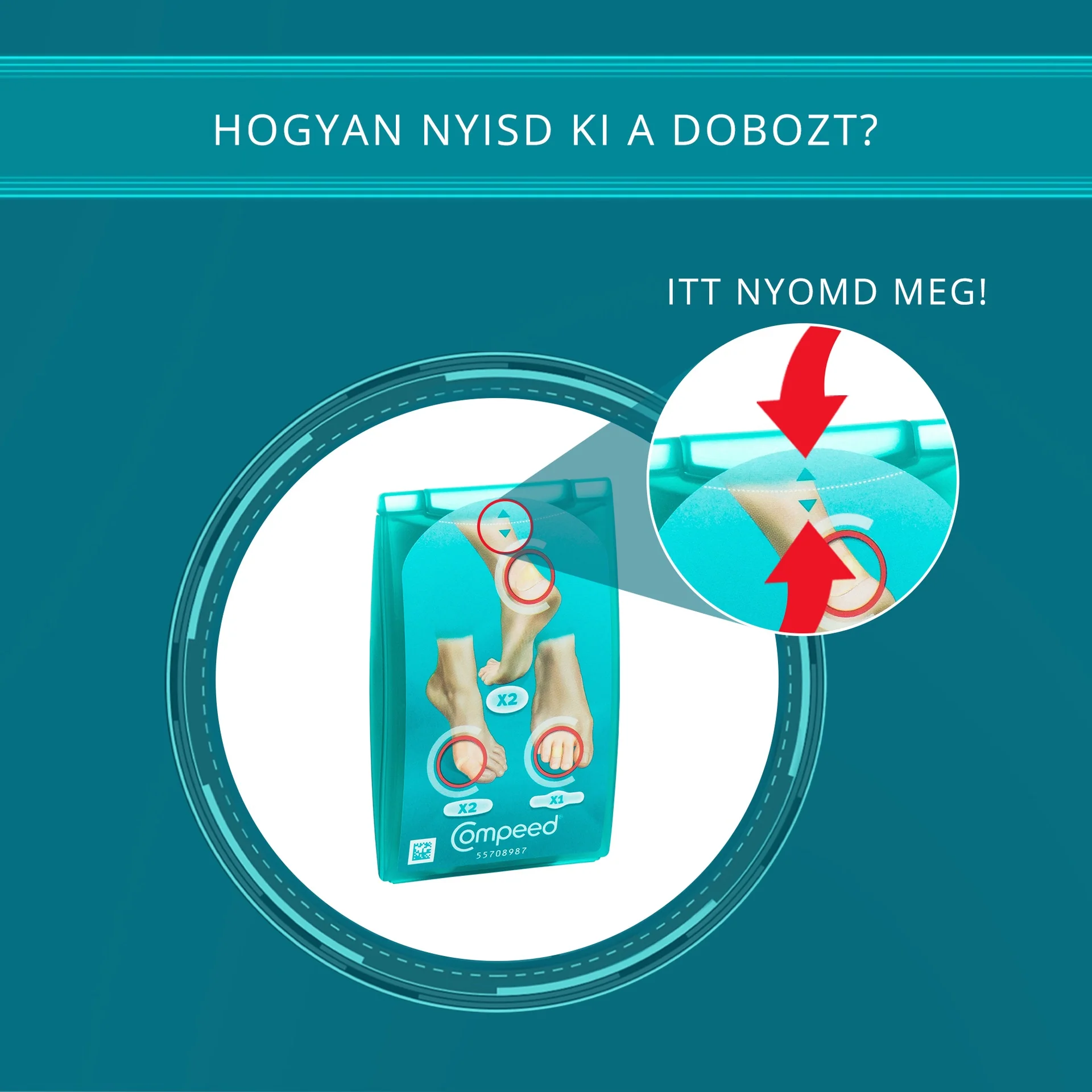 Compeed vízhólyagtapasz vegyes 5 db - Image 6