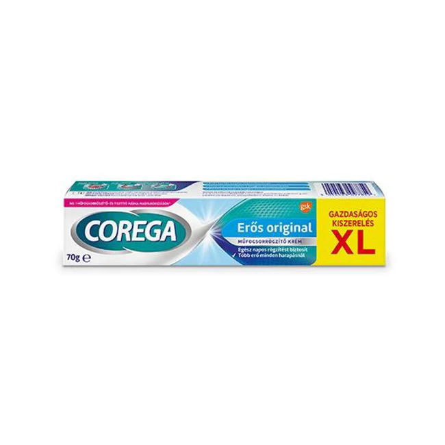 Corega Erős Ízmentes műfogsorrögzítő krém XL 70g - Image 3