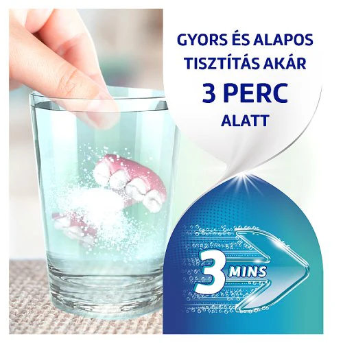 Corega Whitening műfogsortisztító tabletta 30 db - Image 2