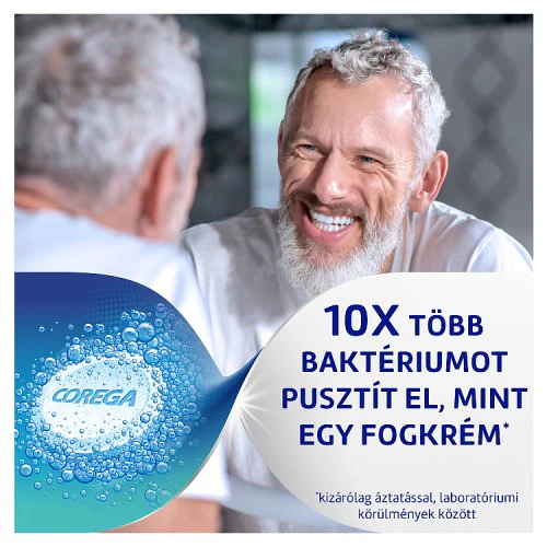 Corega Whitening műfogsortisztító tabletta 30 db - Image 3