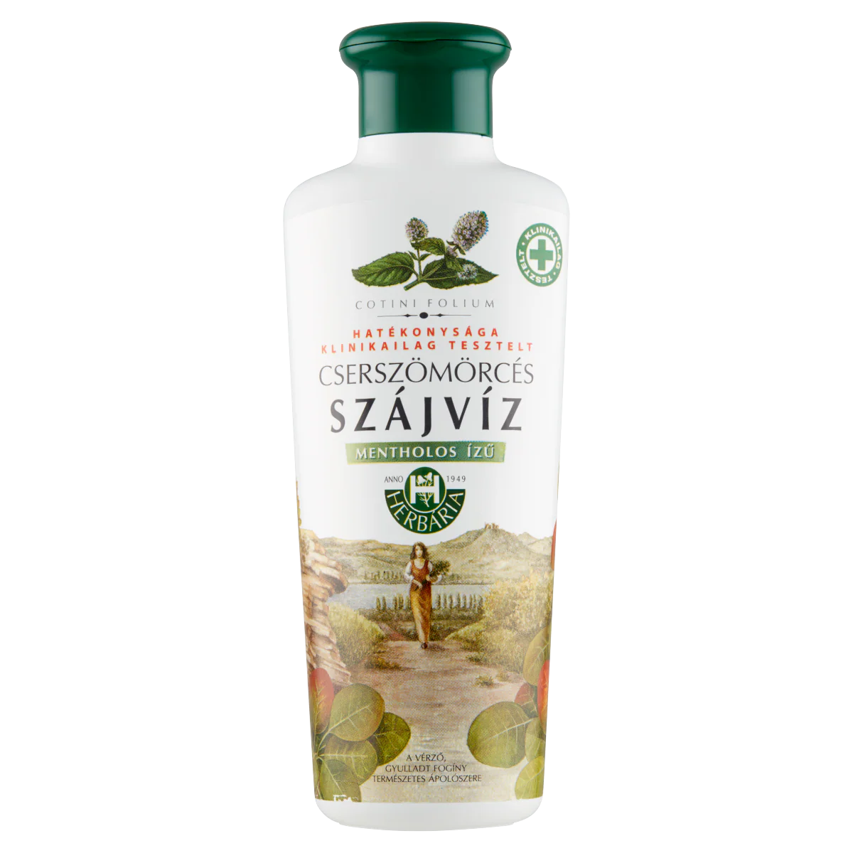 HERBÁRIA Cserszömörcés szájvíz kupakos (citromos) 250ml - Image 2