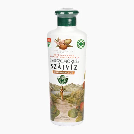 HERBÁRIA Cserszömörcés szájvíz kupakos (mandula) 250ml - Image 2