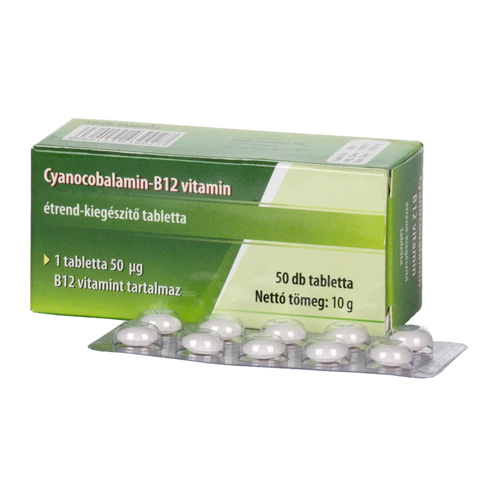 Cyano Cyanocobalamin - B12-vitamin tabletta 50 db