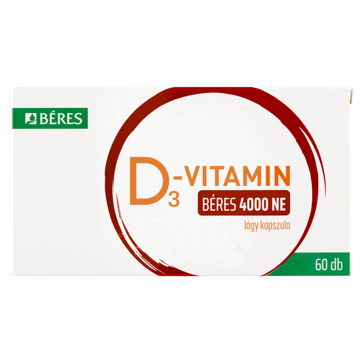 Béres D3-vitamin 4000 NE lágy kapszula 60 db - Image 2