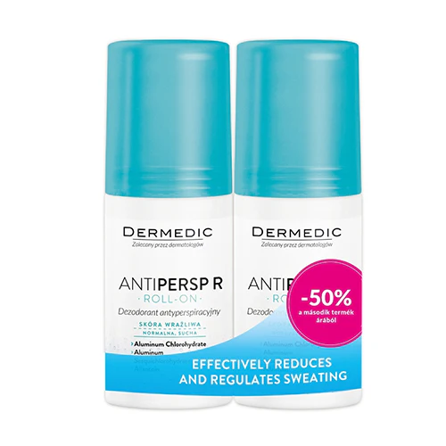 DERMEDIC Antipersp 48h izzadásgátló normál és száraz bőrre 2x60ml - Image 2