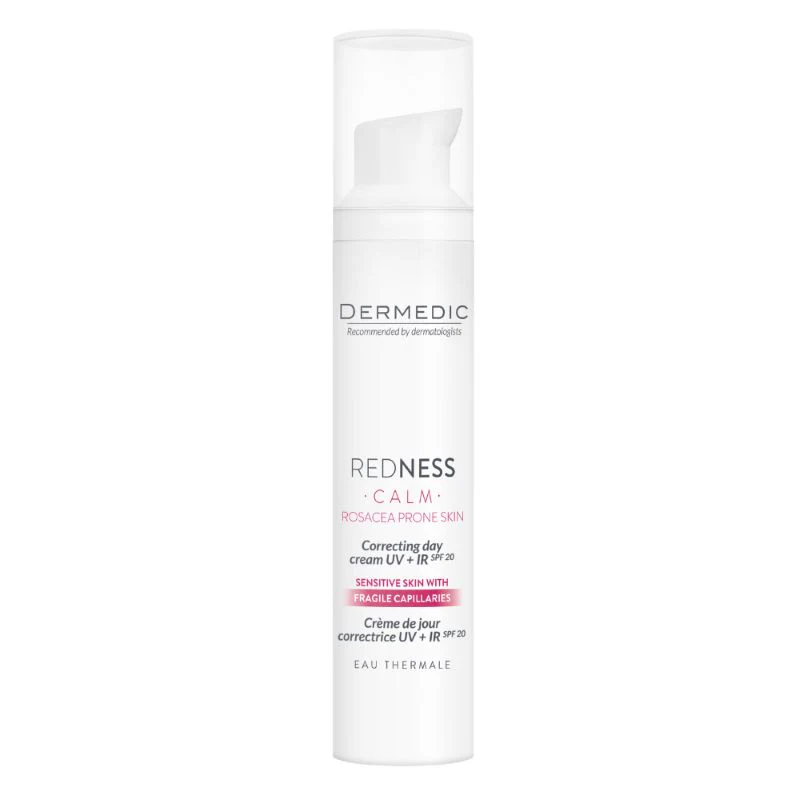 DERMEDIC Redness bőrpírt korrigáló nappali krém SPF 20 + IR 40ml - Image 2