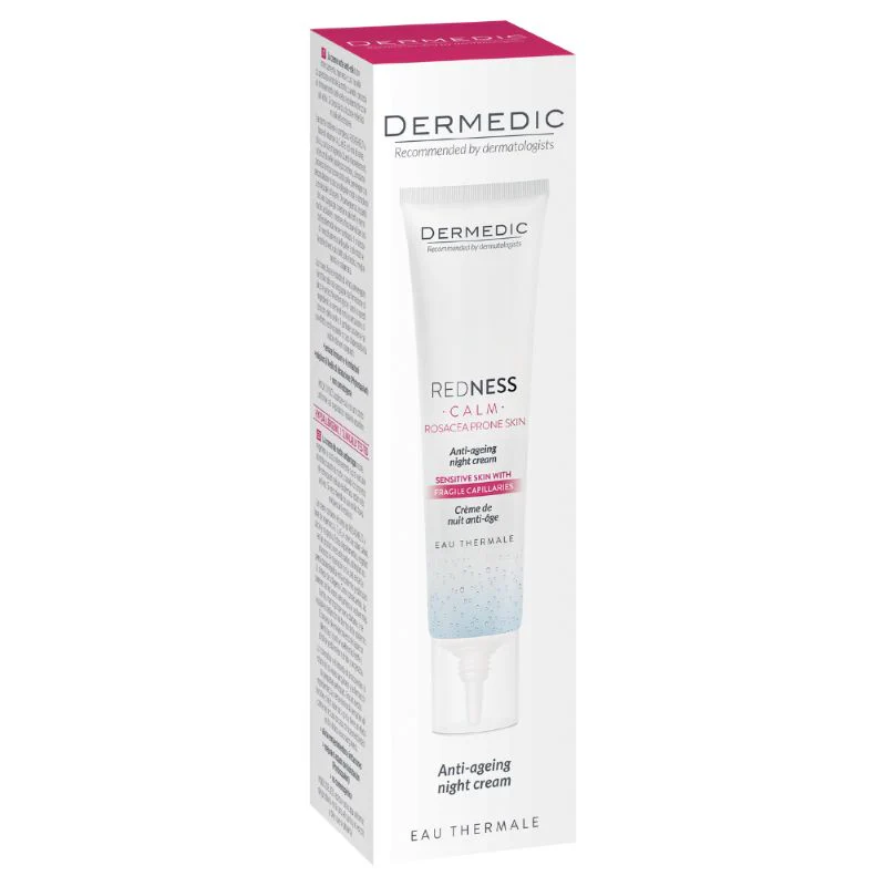 DERMEDIC Redness öregedésgátló éjszakai krém rozáceára hajlamos bőrre 40ml