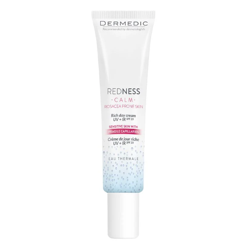 DERMEDIC Redness gazdagon tápláló nappali krém SPF 20 + IR 40ml - Image 2