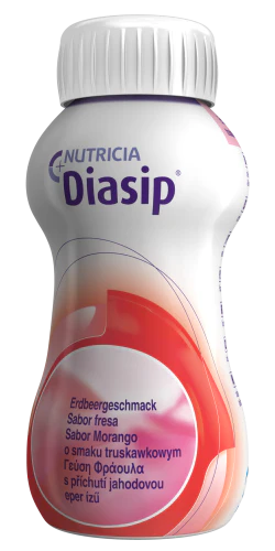 Nutricia Diasip eper ízű speciális gyógyászati célra szánt élelmiszer 4x200ml - Image 2