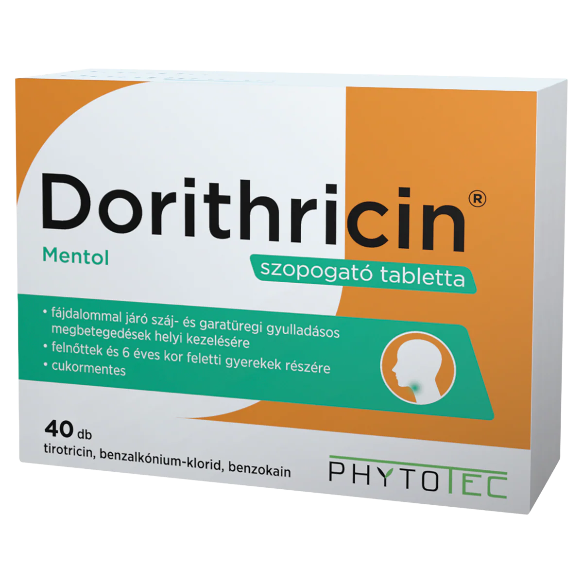 Dorithricin szopogató tabletta mentol ízű 40 db - Image 8