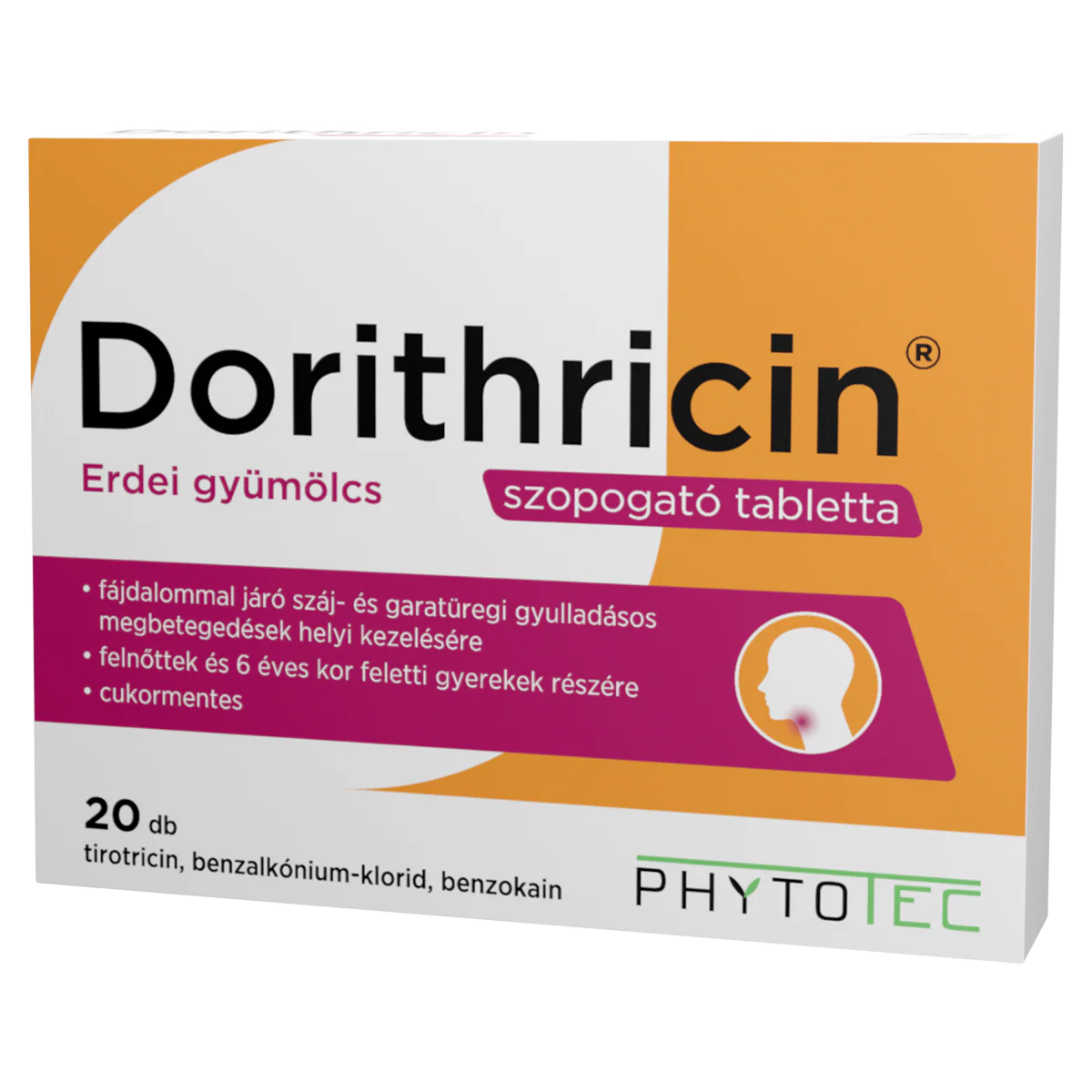 Dorithricin szopogatĂł tabletta erdei gyĂŒmölcs ĂzƱ 20 db - Image 8