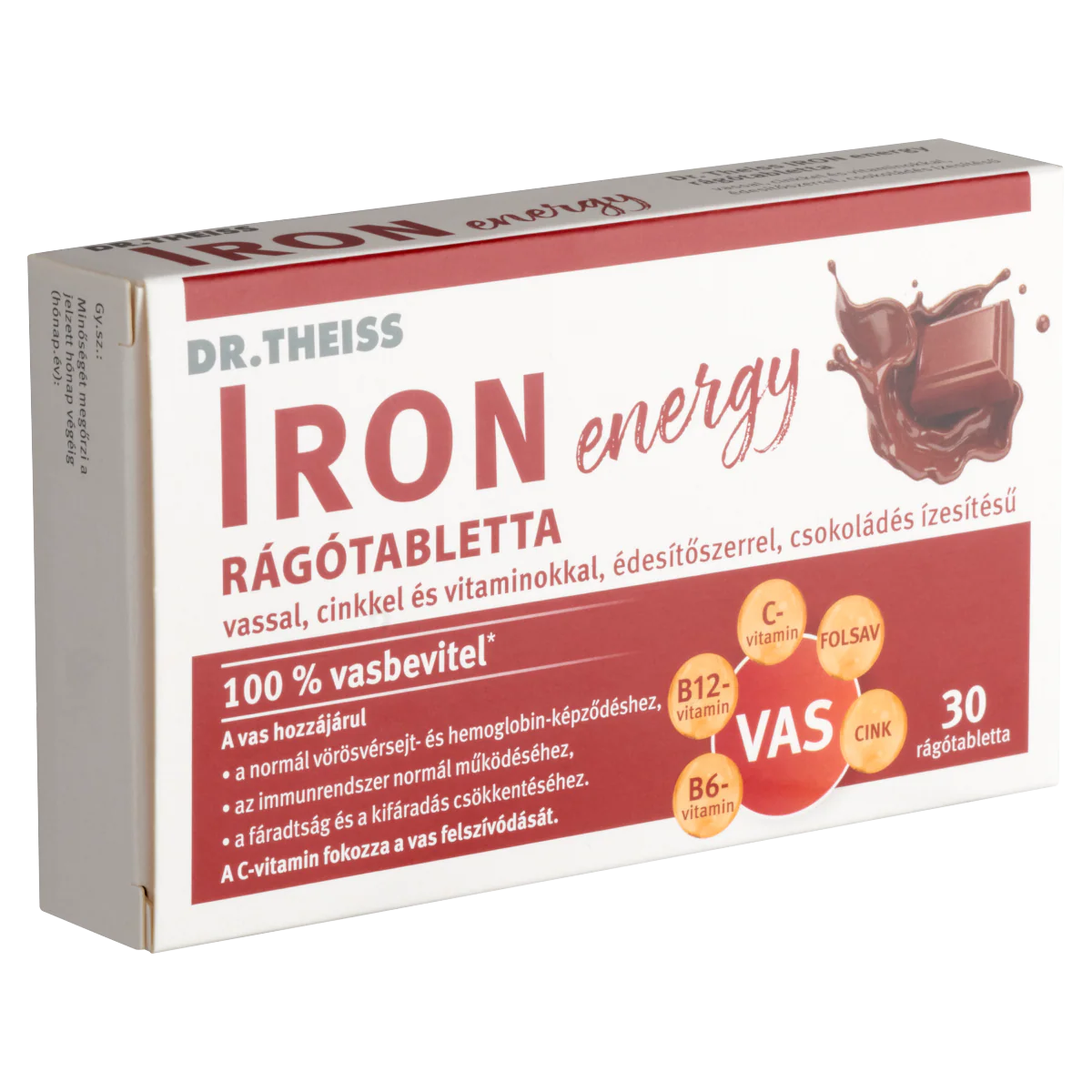 Dr.Theiss Iron Energy rágótabletta csokoládés 30 db - Image 12