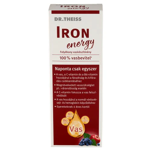 Dr.Theiss Iron Energy vaskészítmény 250ml - Image 2