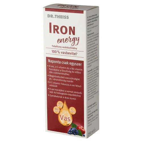 Dr.Theiss Iron Energy vaskészítmény 250ml - Image 3
