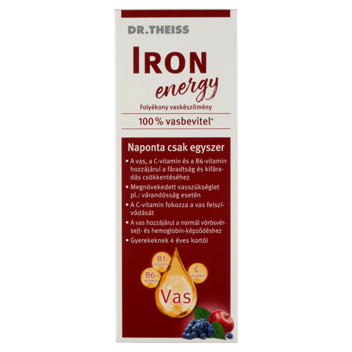 Dr.Theiss Iron Energy vaskészítmény 250ml - Image 7