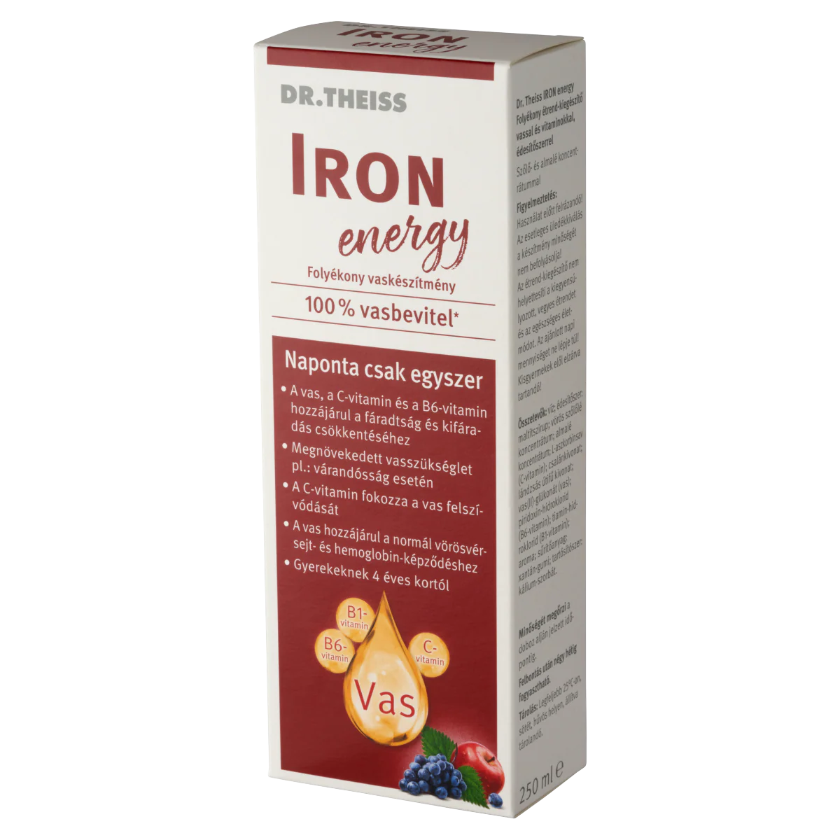 Dr.Theiss Iron Energy vaskészítmény 250ml - Image 8